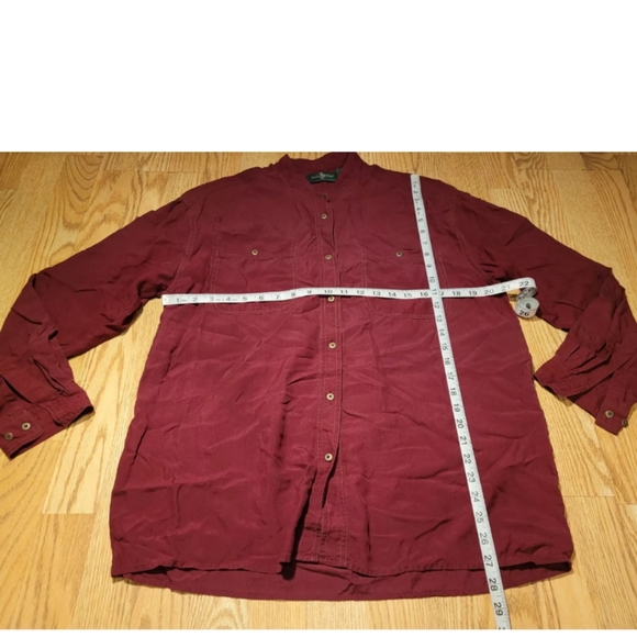 Hunt Club Men's Button Up Shirt Size: Large 100 Percent Silk - Picture 5 of 10